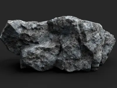 Rock 16-4 Low-poly 3D model