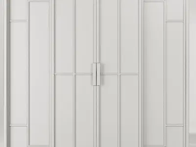 Entrance door set21 3D model