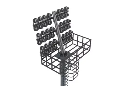 Stadium Lighting 3D model