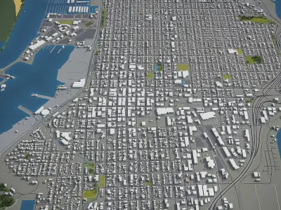 Everett  Low-poly 3D model