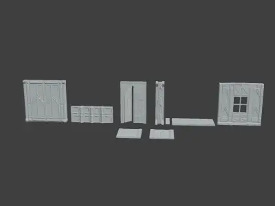 Kitbash Mansion 3D model
