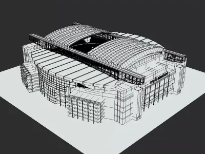  NRG Stadium 3D 3D model