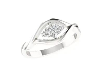 Women Ring  Render 3dm STL OBJ FBX Details 3D print model 238
