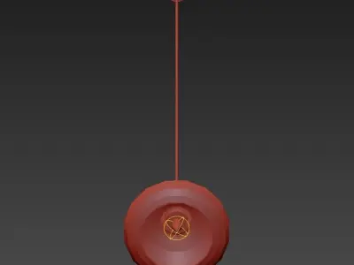 Country Lamp Sphere 3D model