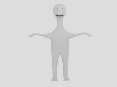 Character Alien Cartoon Low-poly 3D model