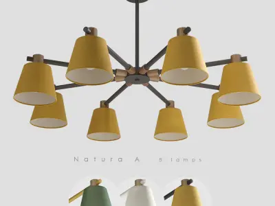 Lampatron Natura A 8 lamps 3D model