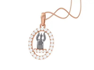 Spiritual Siva Pendant 3D print model