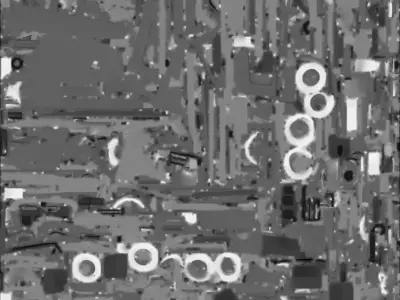 Vibrant Red School Bus 3D Model Low-poly 3D model