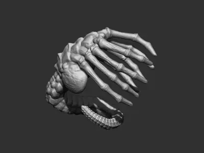 Facehugger Alien 3D print model
