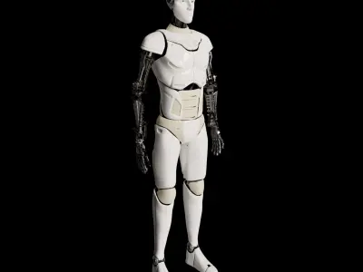 Futuristic Cyborg  3D model