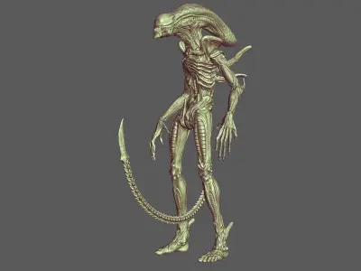 Alien Fan Art Evolution 3D print model