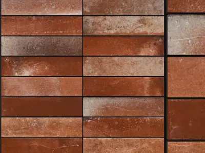 Yurtbay Seramik Brick Stone Cotto Mix Set 2 3D model