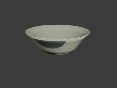 PBR Noodle Bowl Asian Kitchen Prop Free 3D model