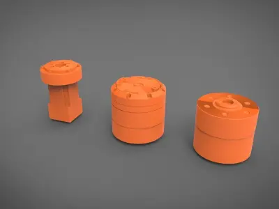 scifi kitbash 5 3D print model