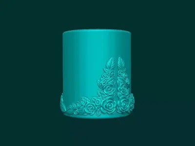 flower candle free convert any kind  3D print model
