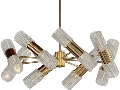 Chandelier hanging lamp 3D model
