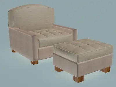 Chelsea Club Lounge Chair 3D model