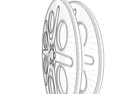 FILM AND REEL 3D model