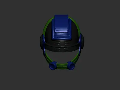 helmet high poly sculpt 3d printable  3D model 156