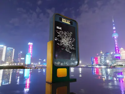 Cyberpunk Steet Sign 3D model
