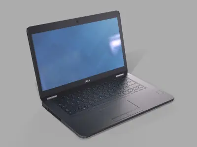 Notebook E5470 game ready Low-poly 3D model