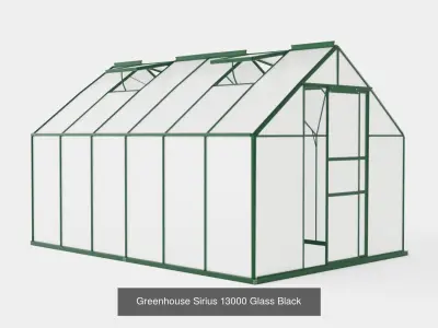 Collection of Greenhouse Sirius - 3 Models 3D Model Pack