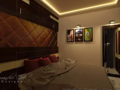 COMPACT BEDROOM  3D model