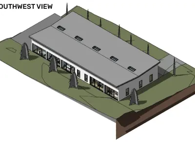 Nursing home - Revit 3D model