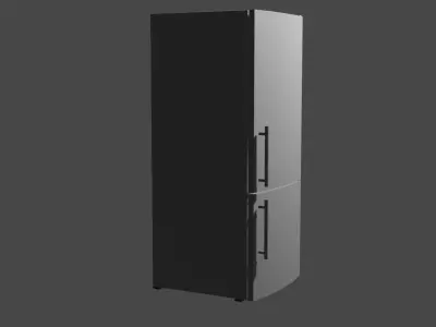 Refridgerator refrigerator Low-poly 3D model