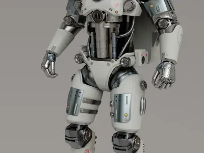 Astronaut Robot 3D model