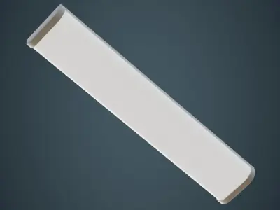 Fluorescent Bulb 2A Low-poly 3D model