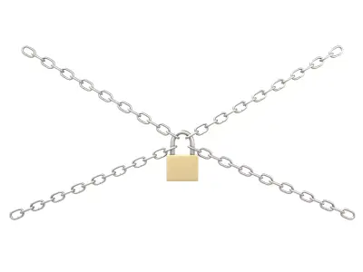 Locked Icon v1 002 Low-poly 3D model