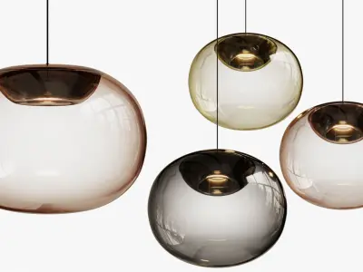 Pendant light La Mariee 3D model
