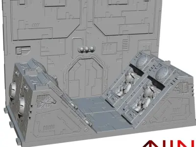 The Maintenance Bay Project Season III - Stealth Storage Sector 3D print model