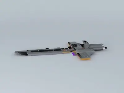 BSF Ra Battle Space Fortress class Free 3D model