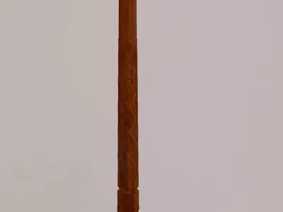 Traditional  Central Asia Column 3D model