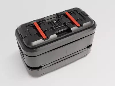 Sci-Fi Storage Crate 3D model