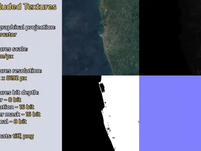 Colombo Sri Lanka City Landscape 3D Model 3D model