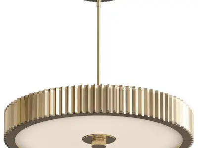 PARAMOUNT pendant light with brass finish 3D model