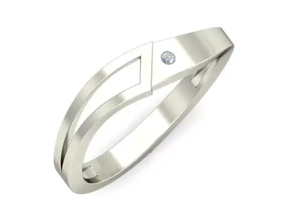 Women Ring  Render 3dm STL OBJ FBX Details 3D print model 74