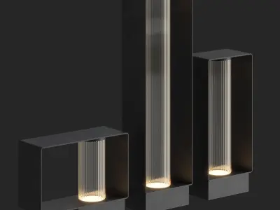 Estiluz FRAME street light 3D model