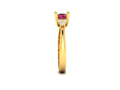 Women Ring  Render 3dm STL OBJ FBX Details 3D print model 190