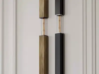 Small Modern Wall Sconce by ETSY 3D model