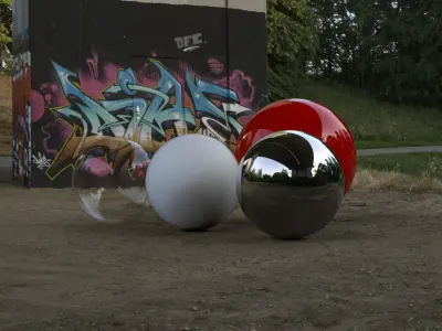 Highway Overpass Graffiti HDRI hdr environment 3D model