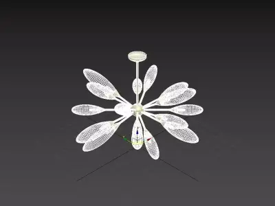 Cordoba Chandelier 52 Inch Ceiling Light 3D model