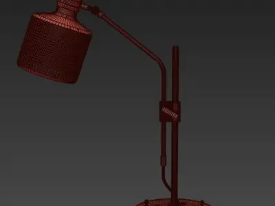 Riddle Single Table Light 3D model