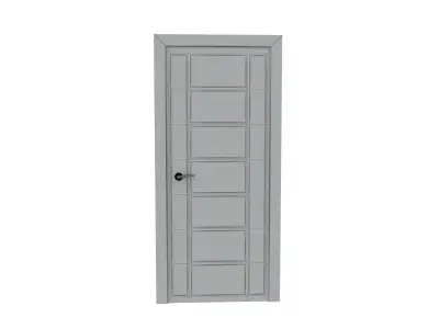 Door entrance Low-poly 3D model
