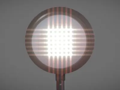 Street Light 15 version 10 6m with pole 4 Low-poly 3D model