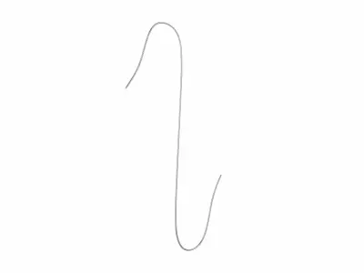 Ornament Hook Low-poly 3D model