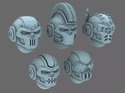 Space Knights V10K Helmet Type 20251201 3D print model